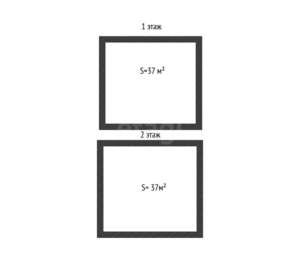 Дом 74м², 2-этажный, участок 10 сот.