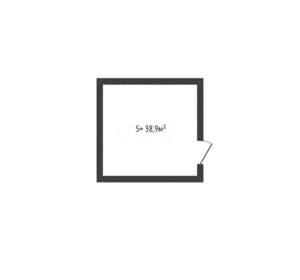 Дом 45м², 1-этажный, участок 0 сот.