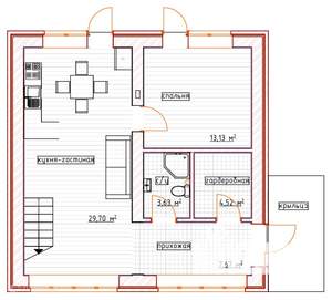 Дом 111м², 2-этажный, участок 10 сот.