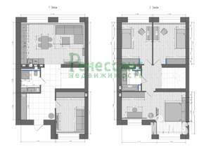 Таунхаус 195м², 2-этажный, участок 3 сот.