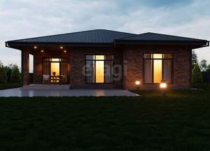 Дом 135м², 1-этажный, участок 8 сот.