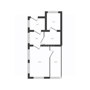 Дом 46м², 1-этажный, участок 4 сот.