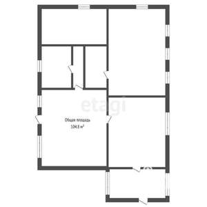 Дом 105м², 1-этажный, участок 11 сот.