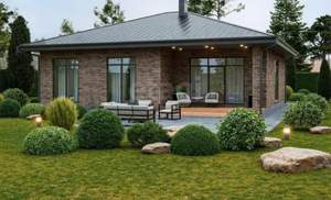 Дом 110м², 1-этажный, участок 10 сот.