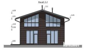 Дом 111м², 2-этажный, участок 10 сот.