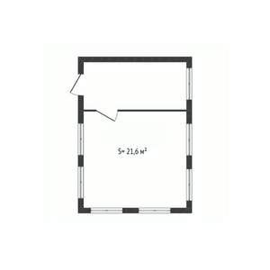 Дом 22м², 1-этажный, участок 4 сот.