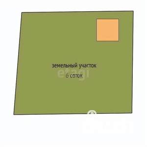 Дом 55м², 2-этажный, участок 6 сот.
