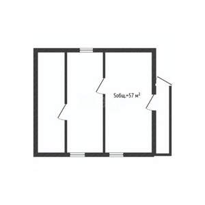 Дом 57м², 2-этажный, участок 5 сот.