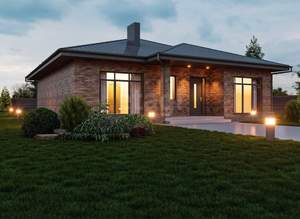 Дом 135м², 1-этажный, участок 8 сот.