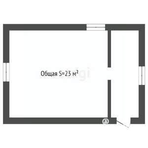 Дом 23м², 2-этажный, участок 4 сот.