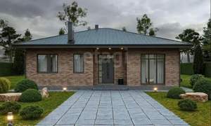 Дом 110м², 1-этажный, участок 10 сот.