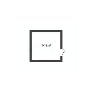 Дом 45м&sup2;, 1-этажный, участок 0 сот.  