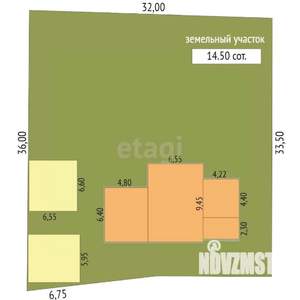 Дом 170м², 2-этажный, участок 15 сот.  