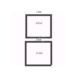 Дом 74м&sup2;, 2-этажный, участок 10 сот.  