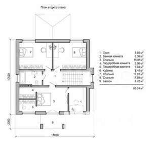 Дом 180м², 2-этажный, участок 8 сот.  