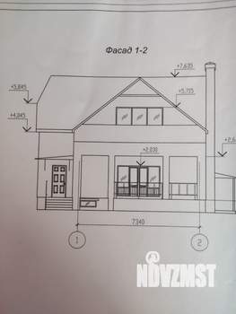 Коттедж 280м², 2-этажный, участок 10 сот.  
