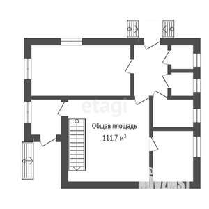 Дом 112м², 2-этажный, участок 10 сот.  