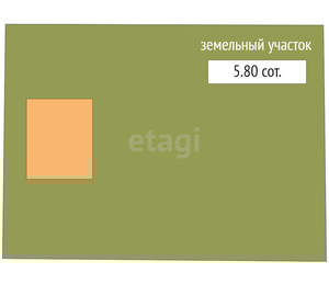 Дача 50м², 2-этажный, участок 6 сот.  