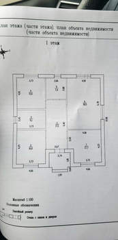 Дом 110м², 1-этажный, участок 8 сот.  