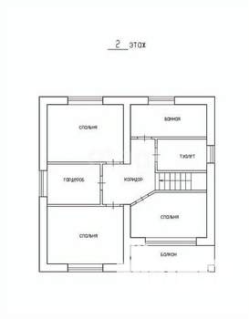 Дом 185м², 2-этажный, участок 5 сот.  