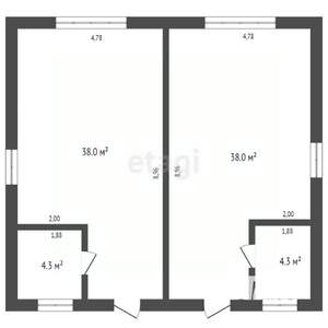 Дом 260м², 3-этажный, участок 5 сот.  