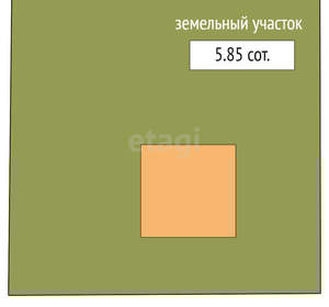 Дом 15м², 2-этажный, участок 6 сот.  