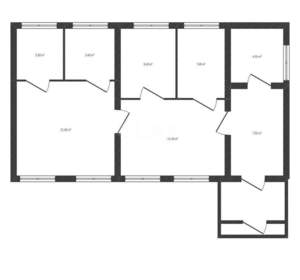 Дом 173м², 2-этажный, участок 6 сот.  