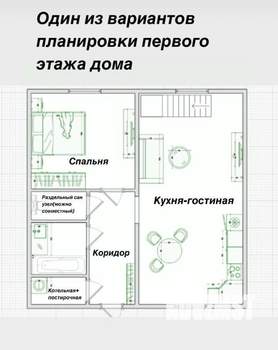 Дом 122м², 2-этажный, участок 5 сот.  