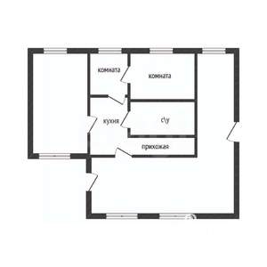 Дом 54м&sup2;, 2-этажный, участок 15 сот.  