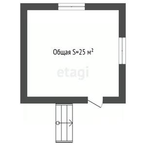 Дача 25м², 1-этажный, участок 8 сот.  