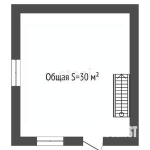 Дача 30м², 2-этажный, участок 6 сот.  