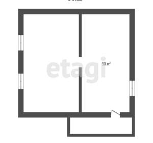 Дом 60м&sup2;, 2-этажный, участок 8 сот.  