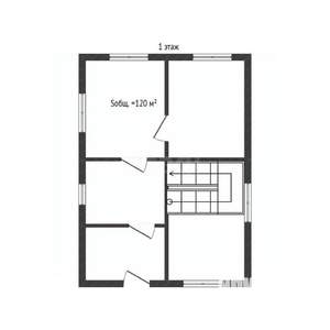 Дом 120м², 2-этажный, участок 12 сот.  