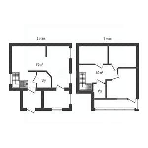 Дом 163м&sup2;, 2-этажный, участок 854 сот.  