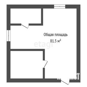 Дом 82м², 1-этажный, участок 14 сот.  