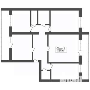 3-к квартира, на длительный срок, 82м2, 4/6 этаж