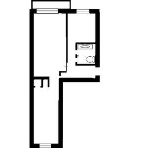 2-к квартира, посуточно, 45м2, 5/5 этаж
