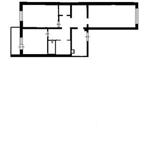 2-к квартира, на длительный срок, 45м2, 4/5 этаж