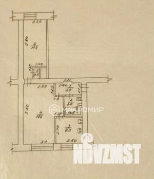 2-к квартира, на длительный срок, 43м2, 4/4 этаж