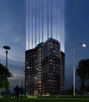 Студия квартира, на длительный срок, 25м2, 11/16 этаж