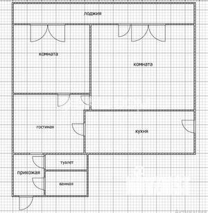 2-к квартира, на длительный срок, 52м2, 8/10 этаж
