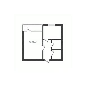 1-к квартира, на длительный срок, 38м2, 14/16 этаж