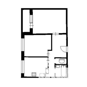 2-к квартира, на длительный срок, 49м2, 1/5 этаж