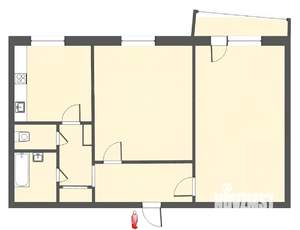 2-к квартира, на длительный срок, 54м2, 5/9 этаж