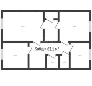 3-к квартира, на длительный срок, 61м2, 3/5 этаж