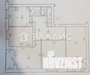4-к квартира, вторичка, 97м2, 1/5 этаж