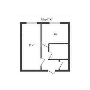 1-к квартира, вторичка, 37м2, 5/10 этаж