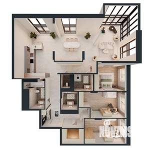 4-к квартира, вторичка, 126м2, 16/16 этаж