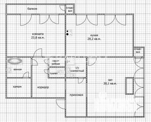 3-к квартира, вторичка, 118м2, 4/12 этаж