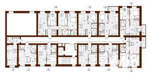 3-к квартира, строящийся дом, 85м2, 2/14 этаж